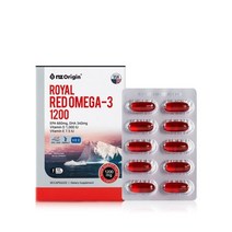 엔젯오리진 로얄 레드오메가-3 1200 (30캡슐), 1set