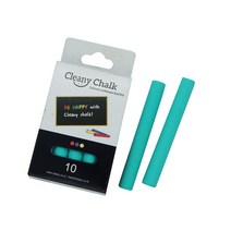 클리니 탄산분필 칠판분필(11가지색) - 10개입 분필, 초록