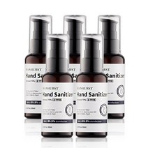 맨허스트 에탄올 70% 의약외품 핸드 세니타이저 촉촉한 휴대용 손소독제 미니 소독젤 60ml, 5개