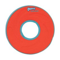 Chuckit 915937 4팩 Zipflight 수륙 양용 강아지 플라이 링 장난감 미디엄