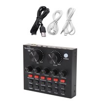 v8 usb 50 오디오 사운드 카드 외부 헤드셋 마이크 웹 캐스트 라이브 브로드, 배송지 미국