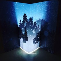 겨울밤 DIY 팝업카드 만들기 홈스쿨 집콕 팝업북만들기 키트 별밤 한밤, 종류,수량