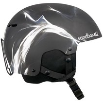 Sandbox 스노우보드헬멧 Icon Snow Helmet, Black Sheone (Matte), Medium
