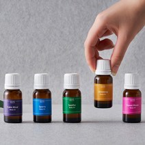 [아로마더] USDA 오가닉 아로마테라피 미니 바디오일 10ml 6종 여행 필수품 (향 선택), 포레스트 문