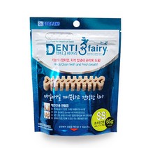 포켄스 덴티 페어리 치석제거 입냄새감소 애견 덴탈껌, 65g(SS)