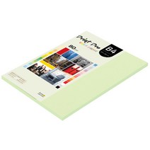 종이문화 프린트프로 칼라복사지 B4 80g No.13 에메랄드 85매, 85개
