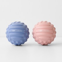 벨로즈 스트레칭 림프 마사지 볼 싱글 지압 요가 땅콩 필라테스 라크로스 BD0002, 핑크(Soft), 1개