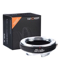 K&F Concept 마운트 어댑터 MD-LM 미놀타 Minolta MD 마운트 렌즈- Leica Leica M 카메라 바디 대응 렌즈 어댑터 마운트 변환 어댑터