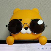 카카오프렌즈 라이언 어피치 썬글라스, 은테썬구리, 1개