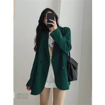 캐주얼슈트코디 봄계절 2022 정장 코트 여성 스타일리쉬 보이핏 볼륨 디자인 고퀄리티 감각 작은 키 숏 3955679400