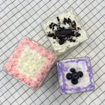 [당일발송] 튼튼한 티라미수용기 보틀케이크용기 정사각형 3종