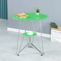 원형테이블 강화유리 티 매장 인테리어 테이블, AL