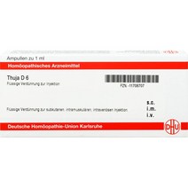 [독일 내수 정품]THUJA D 6 Ampullen 8X1ml