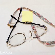 지킴이_분실방지_마스크_핸드메이드_안경_호환_줄_목걸이_스트랩 3F19, 레이스그레이(고리포함)