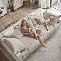 소파 패브릭 가죽 거실 북유럽 다운 소형 아파트 콤비네이션 심플 모던 스타일 가구 라텍스 그물 레드 인용, 색상 비고 방오 원단 + 다운 라텍스 소파 폭 1, 1-싱글 시트