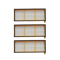 3-Pack Hepa Filter Replacement Parts For Shark RV700 RV750 Robot Vacuum Cleaner Sweeper Accessories, [01] YELLOW