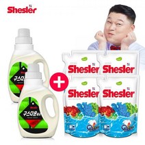 강호동의 쉬슬러 구스다운워시전용 650ml 2개 + 세제리필 500ml 4개