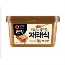 청정원순창 개운하고 담백한 재래식 생된장, 4개, 1kg