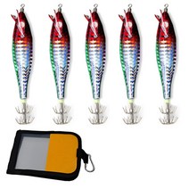 히트몬스터 수평 레이저에기 5개 + 파우치 세트, 수박