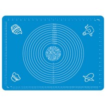 반죽기 제빵 생크림 믹싱기 전동 빵 가정용 밀가루대형 실리콘 매트 70x50cm 주방 반죽 베이킹 요리 케이, 한개옵션1, 01 Blue