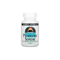 소스내츄럴스 피크노제놀 슈프림 30정 프랑스 해안송 소나무 껍질 추출물 호장근 레스베라트롤 강황 레시틴 브로멜라인 퀘르세틴 케르세틴 산사베리 등 함유
