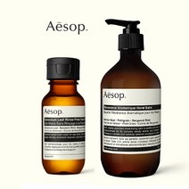 Aesop ﻿이솝 제라늄 리프 린스프리 핸드워시 손세정제﻿ 500ml, 50ml