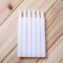 다용도 백색 연꽃 양초 6p 일반초 밀랍 결혼식 제사초 불교양초 밀랍 일반초 미니양초 기본양초 ★jun☆a