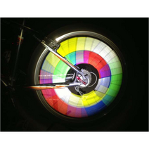 자전거 휠 스포크 바퀴 반사 튜브 스티커 자전거용품, (선택1번)자전거휠스포크반사튜브(형광)