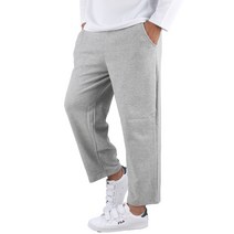 후리스타일 남성용 무지 와이드 팬츠