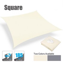 캠핑 텐트 uristic awning 레크리에이션 텐트 tarp for beach sun tarp shade 방수 캐노피 해먹 야외 캠핑 액세서리, 베이지 3x3m, 협력사