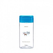 코멕스 트라이탄 스퀘어보틀 430ml, 블루순룩, 1개