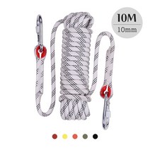 엔스타코 Seil 굵은 밧줄 고리 보조 자일 로프 줄 10M, 블랙(Bk)