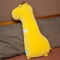 귀여운 만화 긴 봉제 베개 박제 장난감 가변 다리 쿠션 선물 남자 친구 생일 사진 소품, L 120CM, yellow
