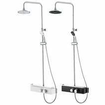 851 선반형 욕실 레인샤워기 해바라기샤워기 해바라기샤워기 해, 컬러:블랙