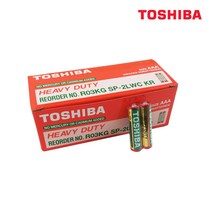 도시바 AAA R03 망간 건전지 벌크 60개입