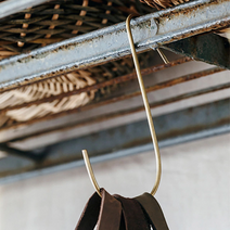 포그린넨워크 브라스 s고리 조리도구 다용도 걸이, S