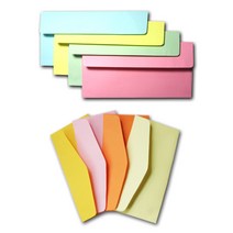 칼라봉투 편지봉투, B형 연한카키브라운색(25장)