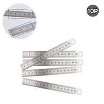 스텐 양면자 인치 센치 15cm 대량 10P 철자 쇠 자 스텐 목공용 재단자, ◐본제품★⊙