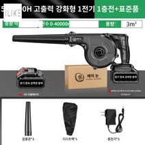 충전 무선 송풍기 낙엽청소기 미니 본체 먼지 제설, 강화형(598000H일전) 표준품