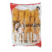DF (청우)후라이드꼬치 150gx10개, 7개, 조리후섭취, 150g