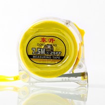 7.5M 자동 줄자/벨트클립 철자 휴대용줄자 측정공구