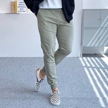 간빠레 남자 스판 밴딩 린넨 조거바지 M-5XL