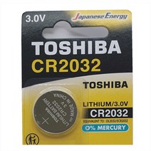 도시바 TOSHIBA 리튬배터리 CR2032 코인형 건전지 - 1알
