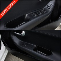 사은품증정 기아 올뉴모닝 윈도우 패널 데칼 스티커, 08.헤어라인 실버, I TYPE(14인치 순정휠 마스크)