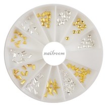 네일 볼줄 체인 커브스터드 세트 모음 / 진주 네일아트 네일체인 네일볼줄, 1개, [no. 152] 엠보스터드세트