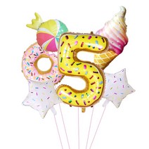 아크릴원통 아크릴 도넛 스탠드 투명 베이글 홀더 디저트 테이블 웨딩 생일 치료 디스플레이 1 개, 26 Balloon 5 6pc