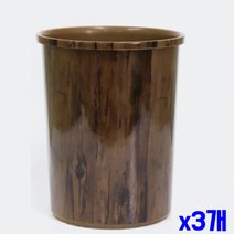 뚜껑 없는 오픈형 원목 휴지통 7L X3개 학교휴지통, 상세페이지 참조