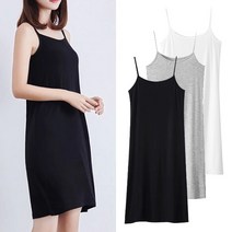베이직 기본 끈나시 원피스(M5923)