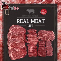 투뿔 한우 600g 투뿔 한우모듬 구이용 마장동 소고기 꽃등심 살치 안심 채끝 특수부위, 프리미엄한판800g