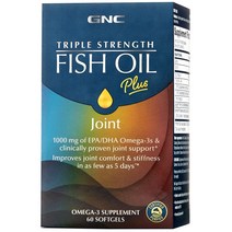 GNC 트리플 피쉬오일 조인트 (60정), 단품, 단품